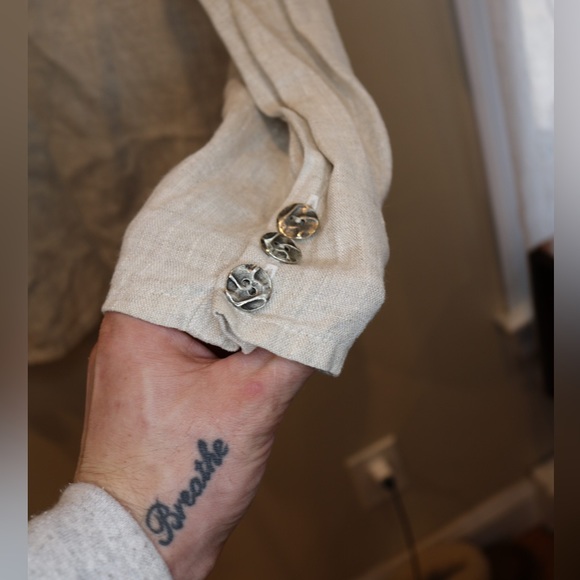 Linen USA made shirt (Katherine Drew Designs) - Picture 7 of 7